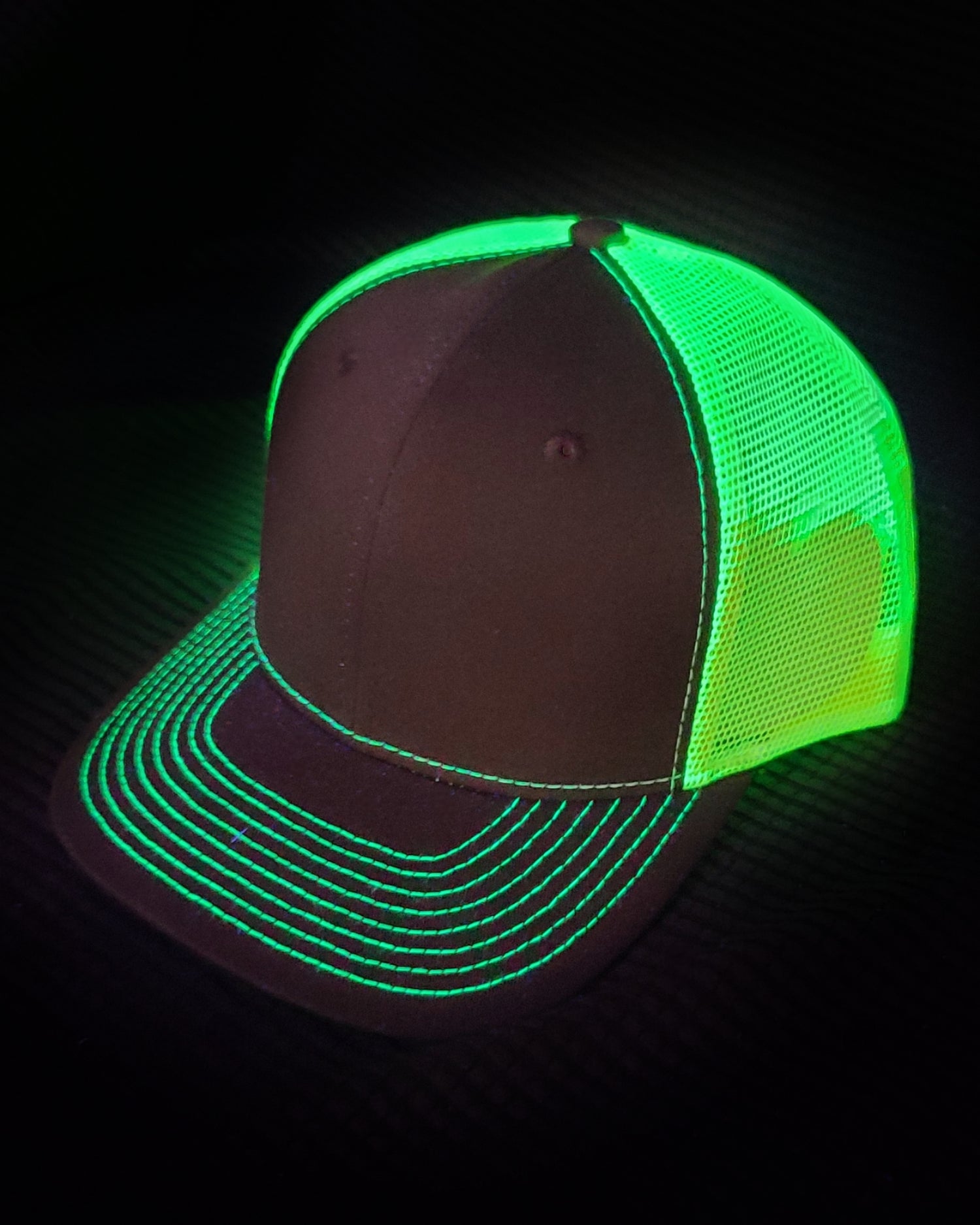 Neon Black Light Hats