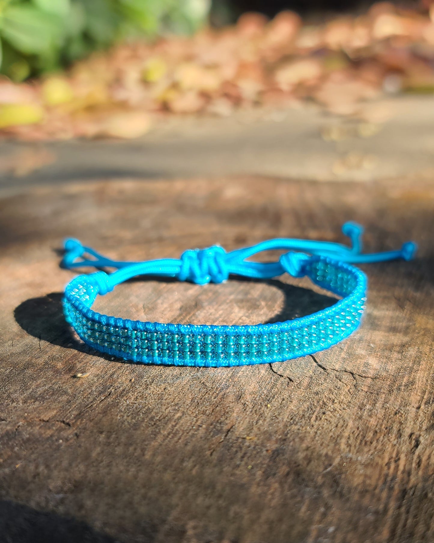 beaded turquoise azul blue bracelet Calitrendz by Tiffany Creek