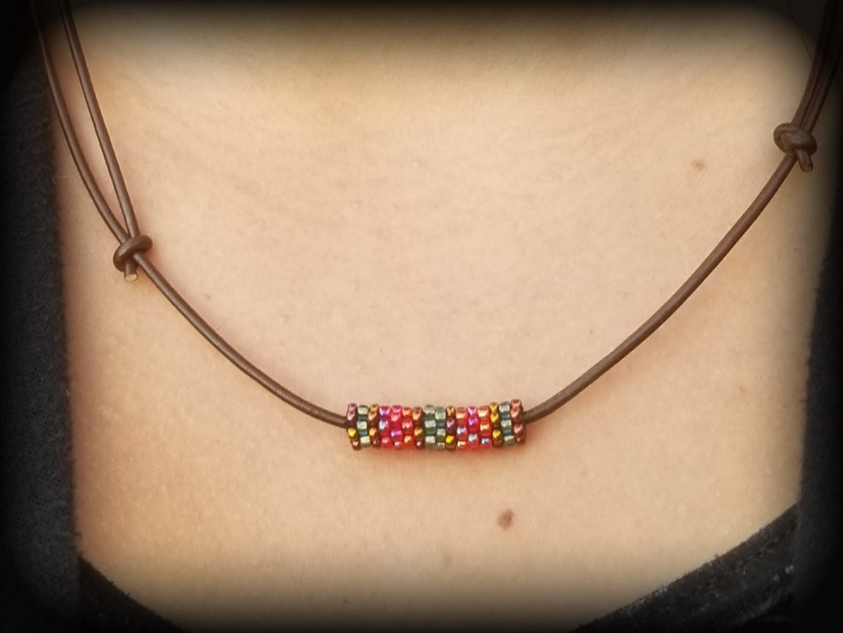 Peyote Stitch Harmony Necklace