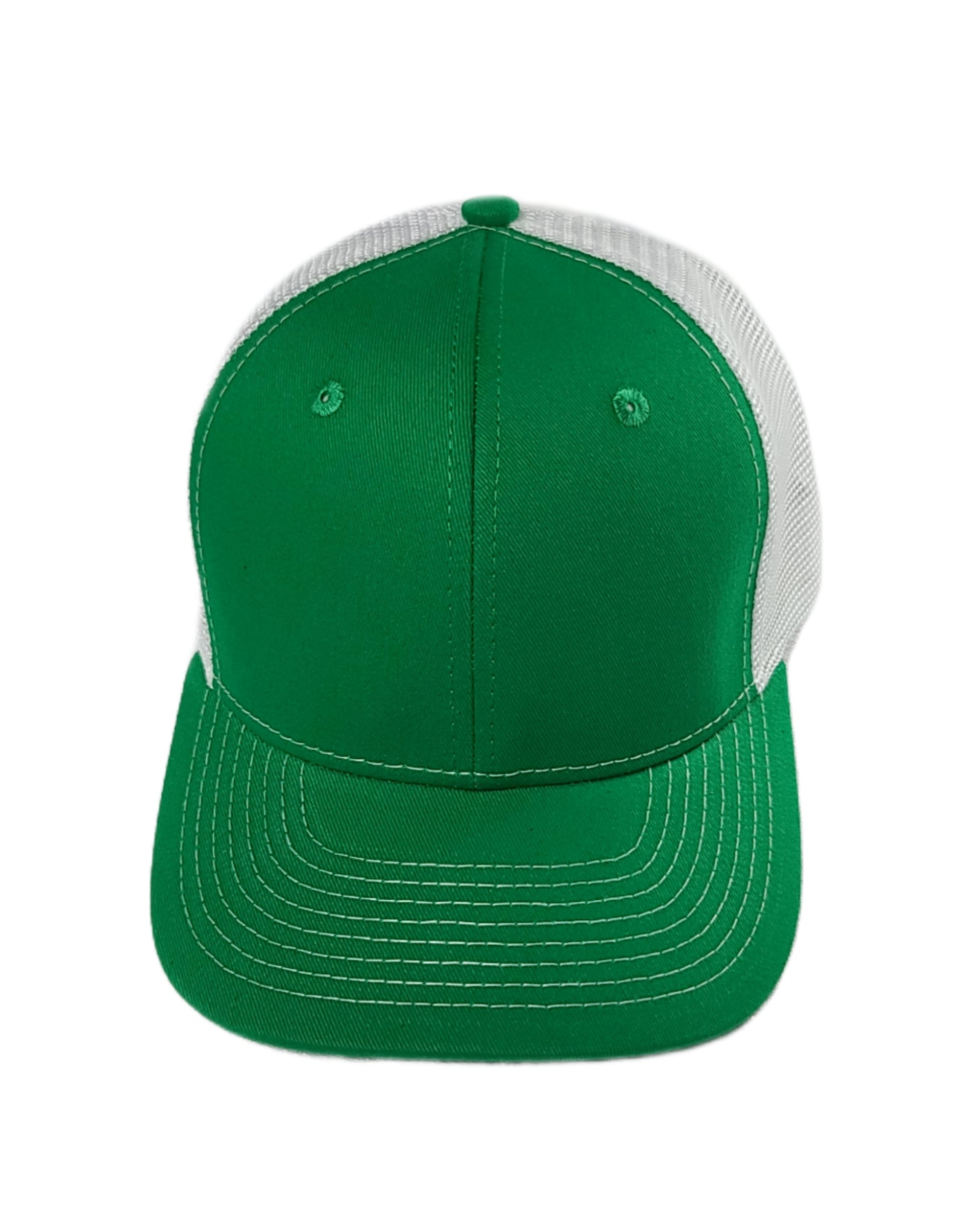 kelly green and white mesh trucker hat blank caps Calitrendz