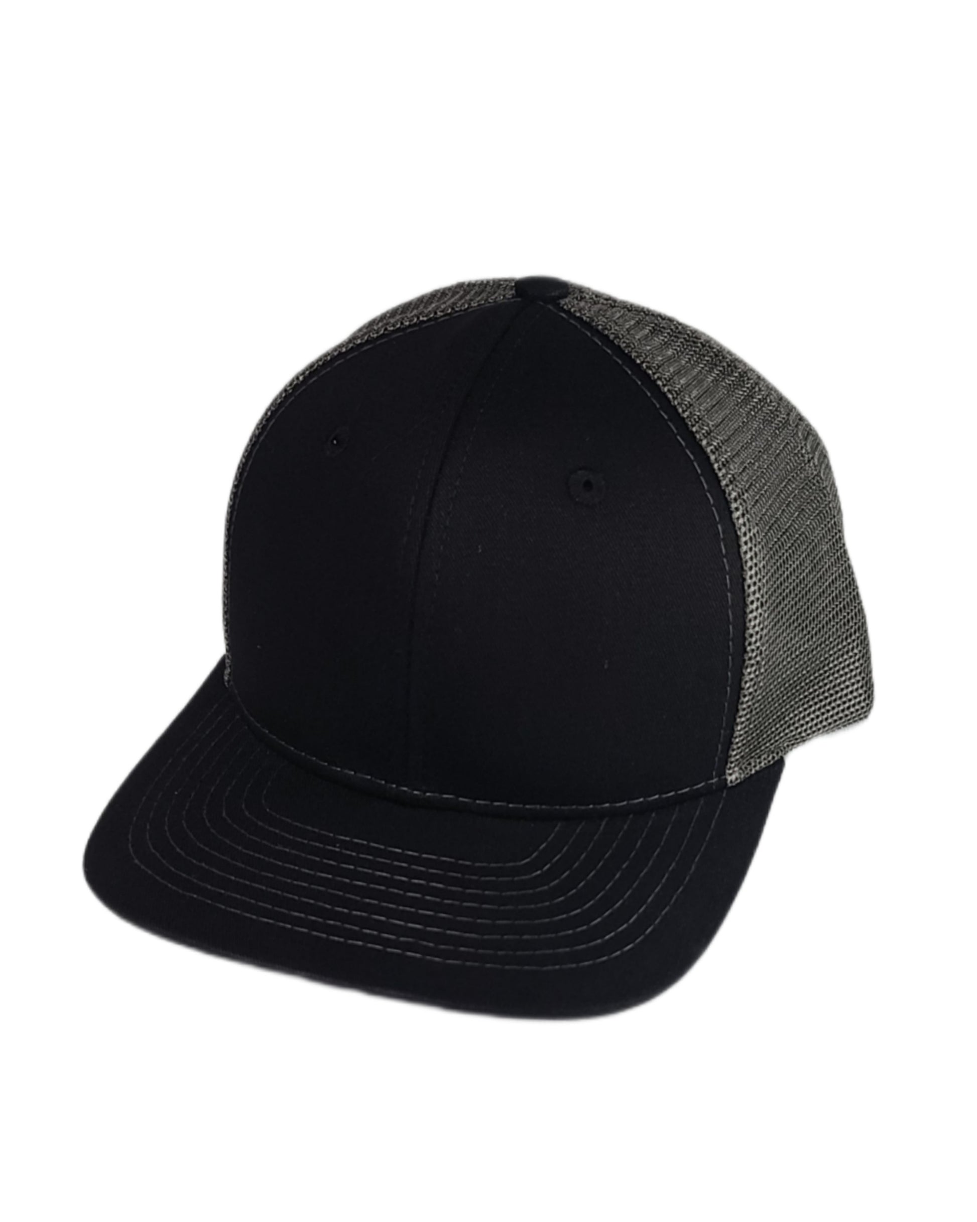 black and gray mesh trucker hat calitrendz