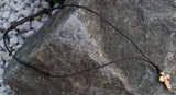Brown Surfer Cross Necklace