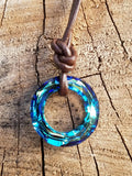 Crystal Cosmic Ring Necklace