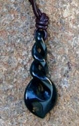 Maori Triple Twist Nephrite Jade Necklace